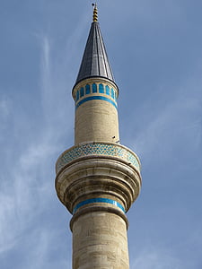 mošee, minarett, Konya, Islam