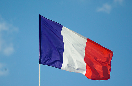 bandiera, bandiera francese, Francia, nazione