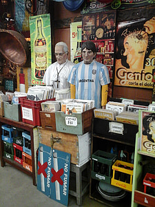 Loppemarked, Buenos aires, Argentina, lokale, markedet, være, videospill