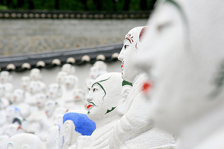 Buddha, ganghwado, buddha alb, Buddha în