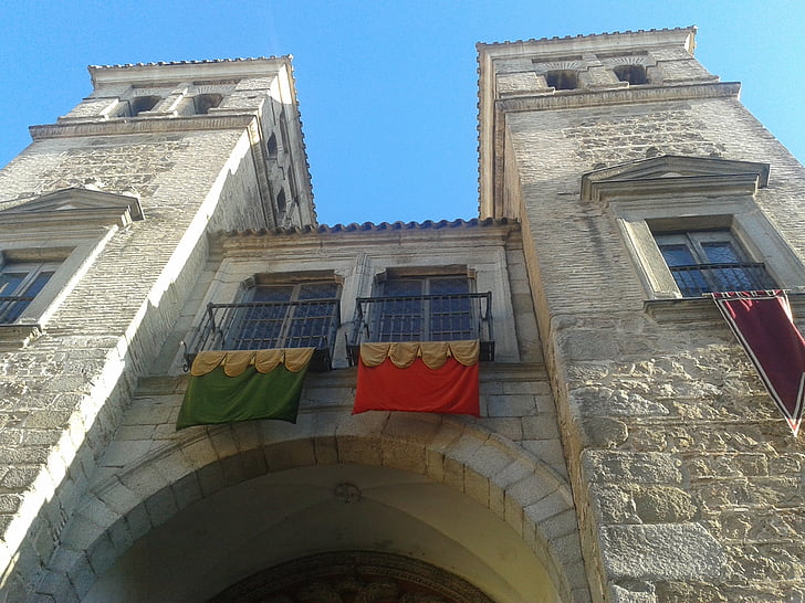 Toledo, Espagne, Château, vallée de, médiévale, bâtiment, voyage