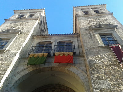 Toledo, Hiszpania, Zamek, Dolina, średniowieczny, budynek, podróży