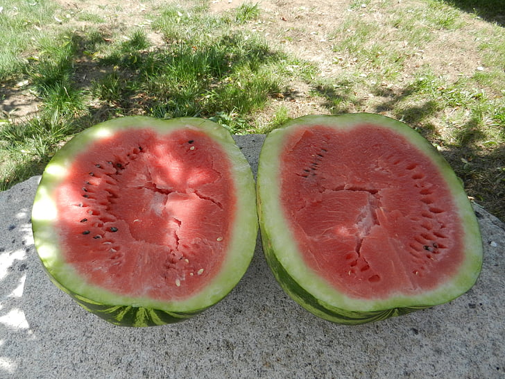 ripe watermelon, watermelon, fruit