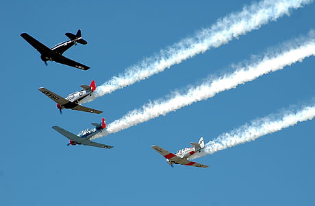 uçak, uçaklar, Vintage, Airshow, olay, stunt uçağı, Uçuş