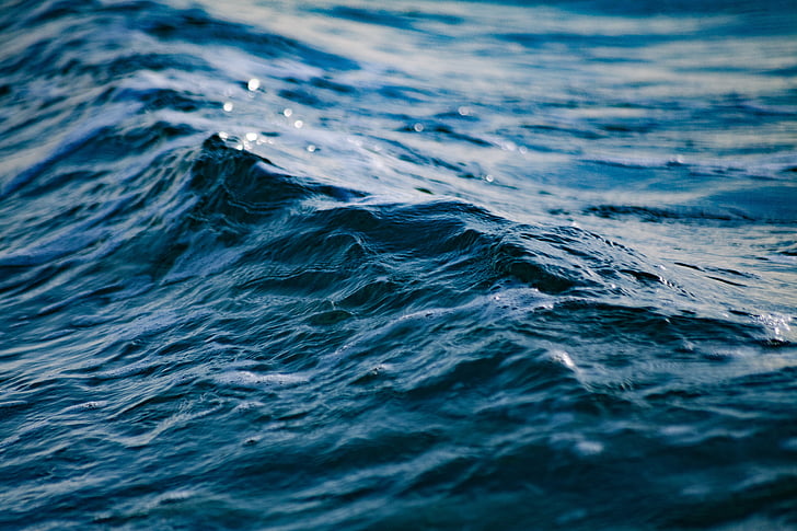 netejar, clar, oceà, puresa, reflexió, ondulació, d'aigua salada