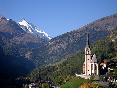 Santa sang, Grossglockner, Caríntia, alpí, alta tauern, Steeple, Àustria