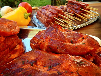 meat, raw, tasty, food, grill, grilled meats, frisch