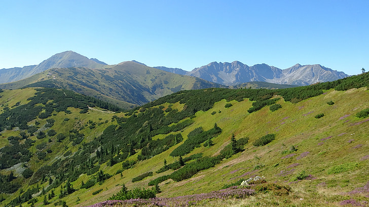 västra tatras, bergen, landskap, Tatry, turism, naturen, nationalparken