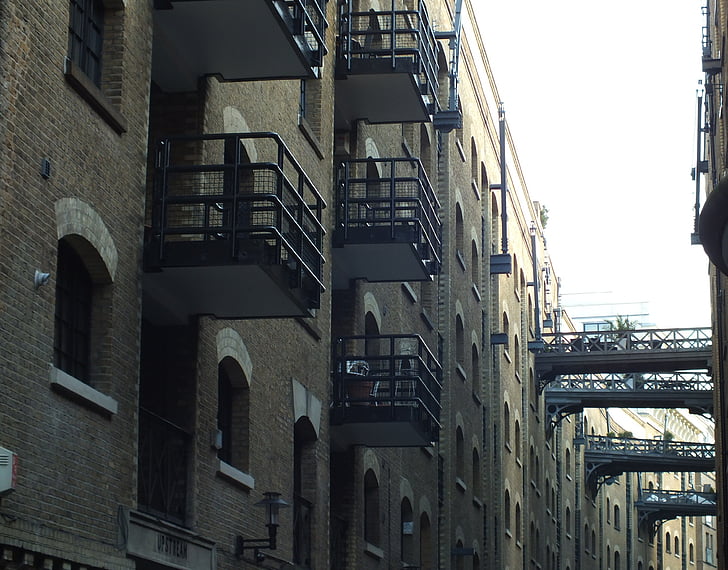 Londres, pisos de magatzem, ciutat, edifici, arquitectura, Anglaterra, Regne Unit