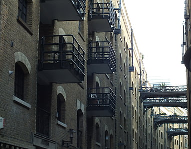 Londres, pisos de almacén, ciudad, edificio, arquitectura, Inglaterra, Reino Unido