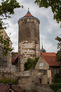 besigheim, old town, castle, keep