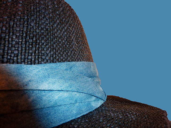 barret, hutkrempe, original, protecció solar, barrets, pentinat, banda de cordó