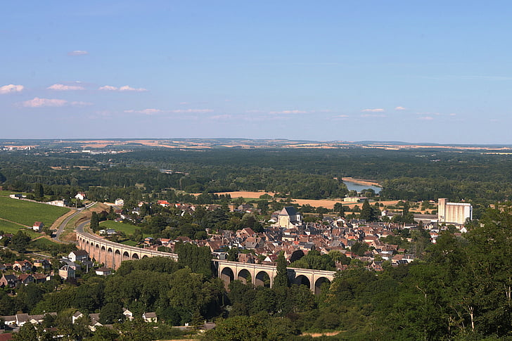 Sancerre, Loire, Loire valley, Francija, vinorodni okoliš, vina, most
