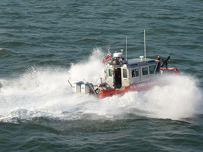 guardia costiera, New york, avvio, acqua, Stati Uniti d'America, NYC, Uniti amsterdam