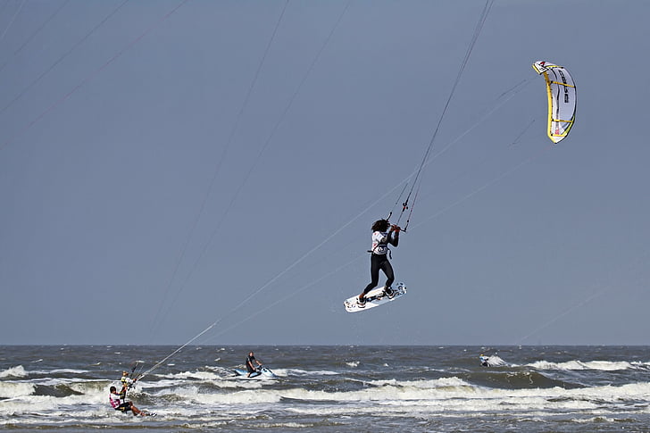 kite surf, St. peter, patrimonio naturale dell'umanità, Nordfriesland