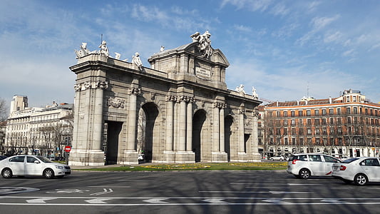 Kreisverkehr, Madrid, Straße