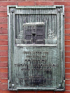 stavbe, mejnik, zgodovinski, signalizacije, Boston, ZDA, znak