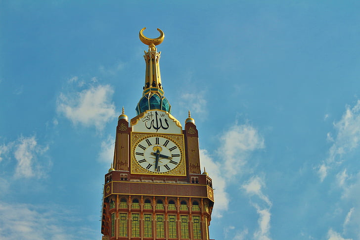 Mekka tower, saudiska, Koranen, mekkah, Placera, heliga, islam