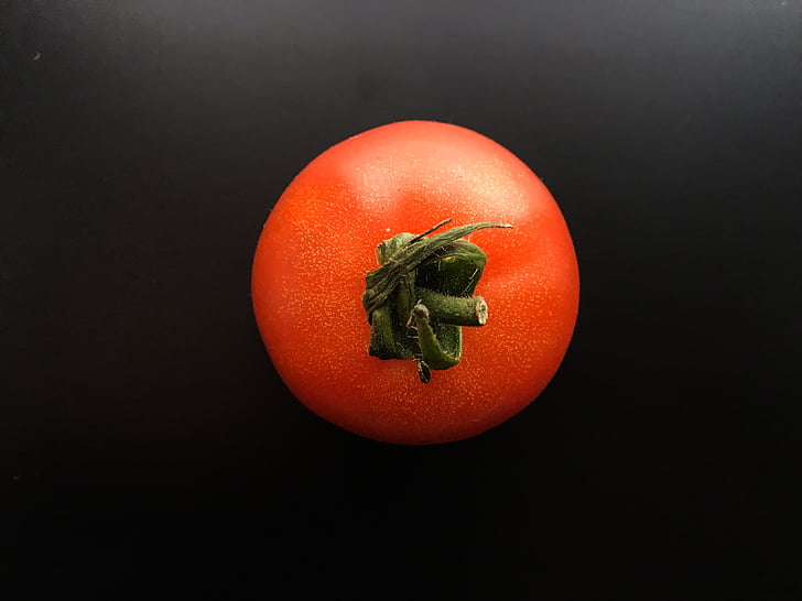 tomat, taimne, puu, punane, toidu, terve, värske