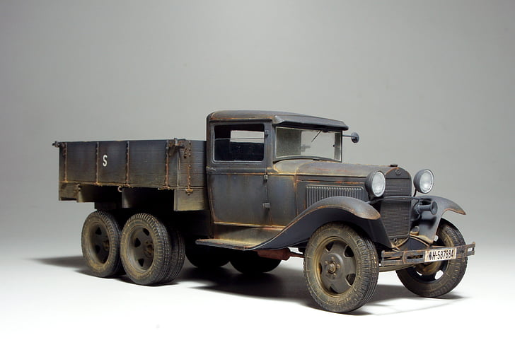 Eerste Wereldoorlog, oude Wereldoorlog, auto, vrachtwagen, Retro, grond voertuig, vervoer