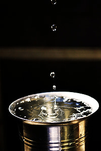 water drops, water, tumbler, drop, drip, drink, glossy
