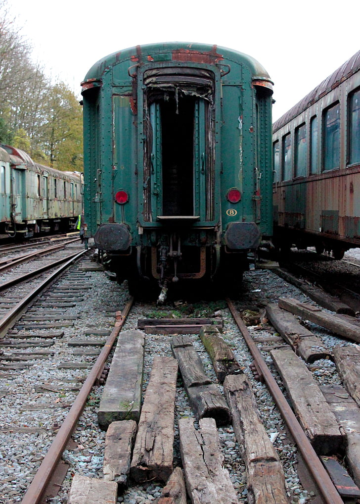 wagon, siding, discarded, trains, railway station, railway, old