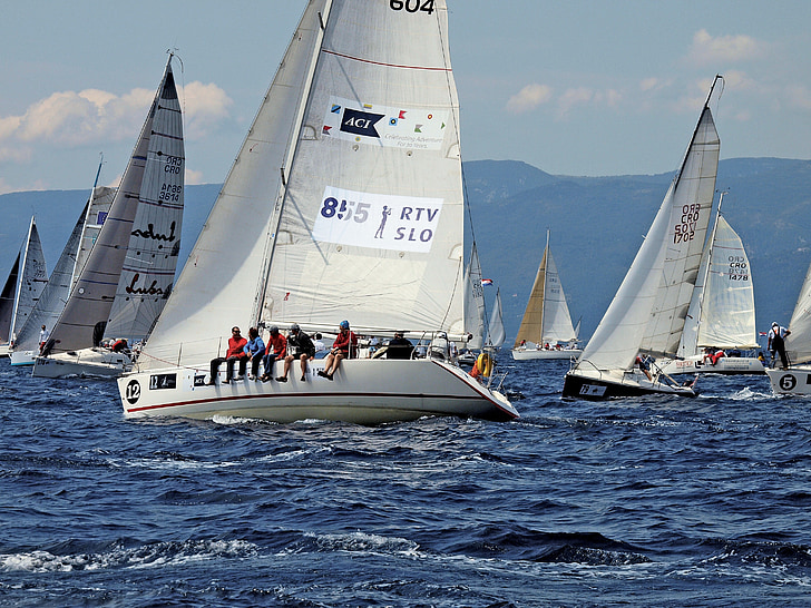 fiumanka, segling, Race, segelbåt, Yacht, vind, idrott