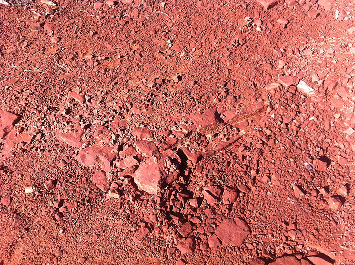 červené nečistoty, prírodné, Arizona, Desert