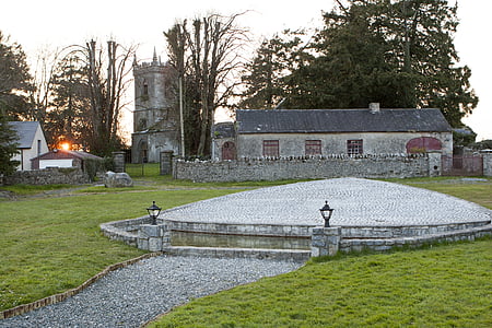 Chiesa, centro dell'eredità, ferbane, Irlanda, architettura, storia, posto famoso