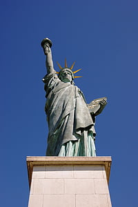 paris, statue of liberty, statue, france, dom