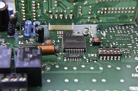 placa de circuito impreso, electrónica, circuitos, tablero, empalme de la soldadura, resistencia