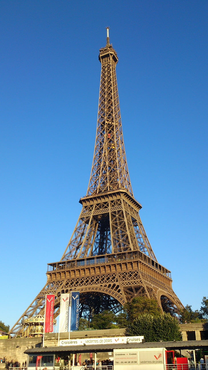 París, França, arquitectura, Torre, Expo de, edifici, Torre Eiffel