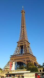 Париж, Франция, Архитектура, Башня, Экспо, здание, Эйфелева башня