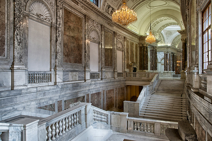 viena, Austrija, Hofburgo rūmai, paskirties vietos, orientyras, istorinis, HDR