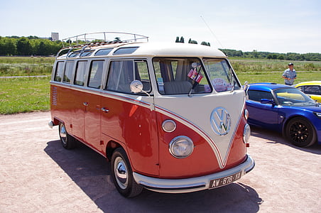 altes Auto, Combi, Volkswagen, Van, Retro, VW Campingbus