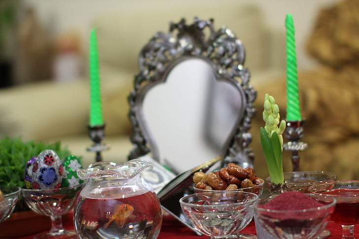 Iraanse nieuwjaar, Iraanse, Perzisch, viering, traditie, Iran, decoratie