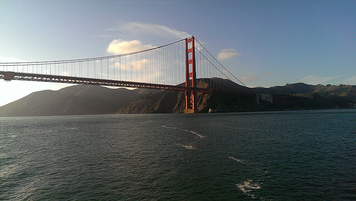 Мостът Голдън Гейт, Сан Франциско, висящ мост, крайбрежния район, мост, архитектура, архитектура проектиране