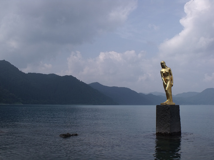 Akita prefektur, Lake tazawa, efter denna prinsessa, sjön, Mountain, naturen
