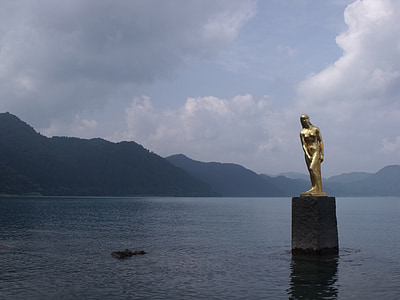prefectuur Akita, meer tazawa, na deze prinses, Lake, berg, natuur