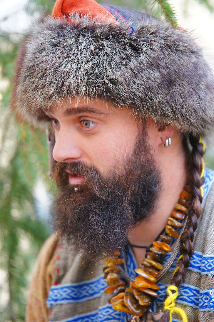 beard, man, modesto, hat, headset, portrait, head