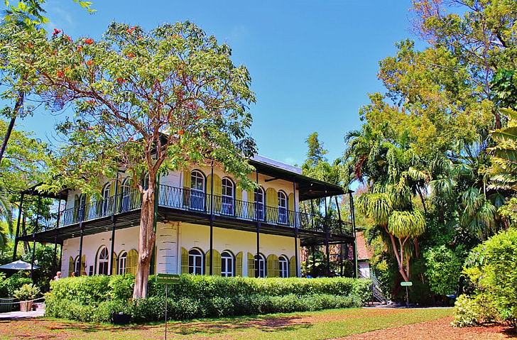 Key west, Hemingway house, Florida, Architektura, budova, návrh architektury, struktura