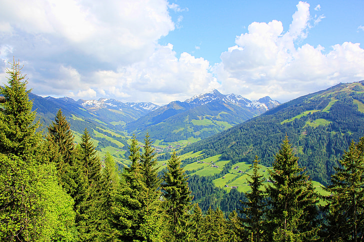 landscape, mountain world, austria, mountains, nature, alpine, nice weather