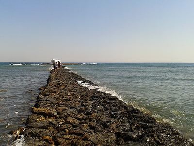 Κρήτη, Γεωργιούπολη, Ελλάδα, εκκλησάκι, στη θάλασσα, παραλία, ακτογραμμή