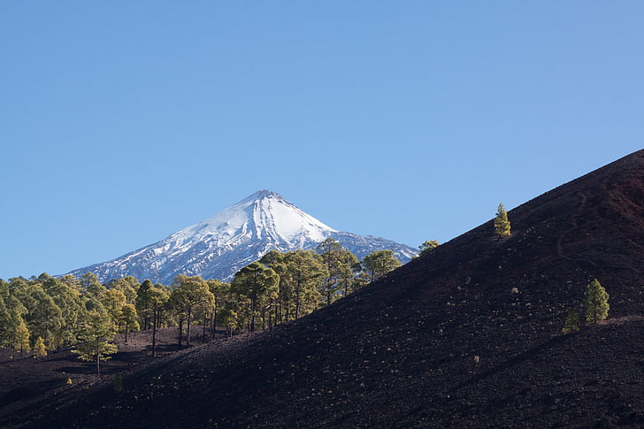 Teide, wulkan, góry, szczyt, Pico del teide, teyde, park narodowy