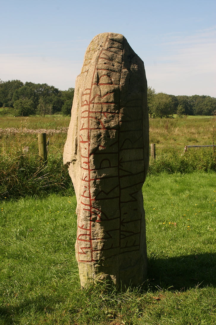 Viking, kamienia runicznego, rekin tabu, Muzeum, Historia, starożytne, Pomnik