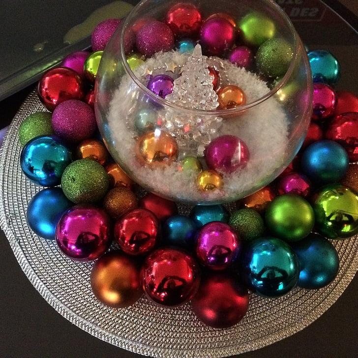 Kerst, ballen, kerstballen