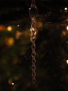 つらら, ガラスの宝石類, クリスマス, クリスマスの装飾, クリスマスの飾り, クリスマスの時期, weihnachtsbaumschmuck