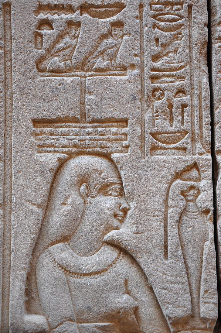 Egipt, Świątynia, hieroglify, Faraon, egipska świątynia, podróży, posąg