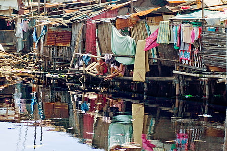 Filipíny, slumy, Manila