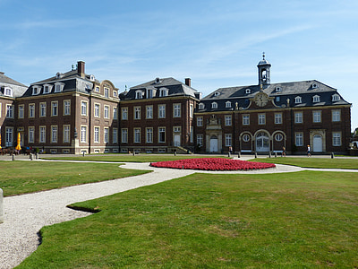 north churches, münsterland, castle, palace, historically, facade, building